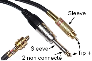 Câble Audio Jack-RCA - 230506